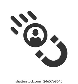 User Engagement Icon, Vector Graphics