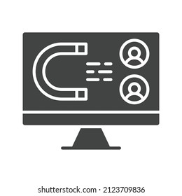 User Engagement icon vector image. Can also be used for Physical Fitness. Suitable for mobile apps, web apps and print media.