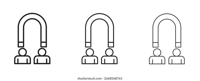 User engagement icon for Website or Apps Elements, Logo. Pixel vector graphics
