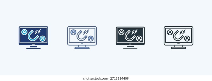 User Engagement Multiple Style Icon Collection