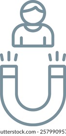 User Engagement vector icon. Can be used for printing, mobile and web applications.