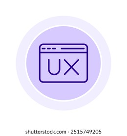 User Experience Design icon, experience, design, interface, interaction line icon, editable vector icon, pixel perfect, illustrator ai file