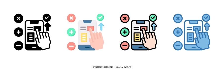 User Experience Icon Element For Design