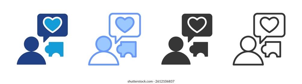 User Experience icon set multiple style collection