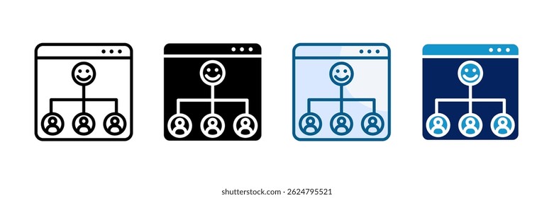 User Experience Icon Set Multiple Style Collection