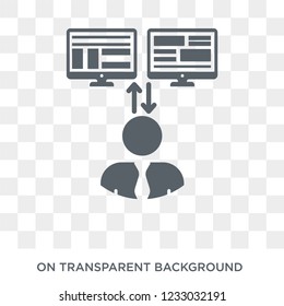 User Experience icon. Trendy flat vector User Experience icon on transparent background from Technology collection. 