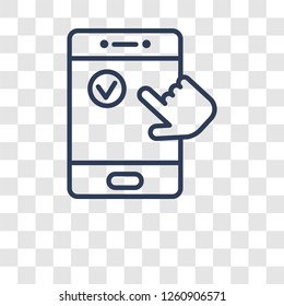 User Experience icon. Trendy User Experience logo concept on transparent background from Technology collection