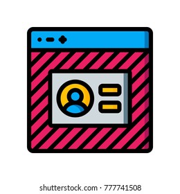 User Experience - User Login Webpage