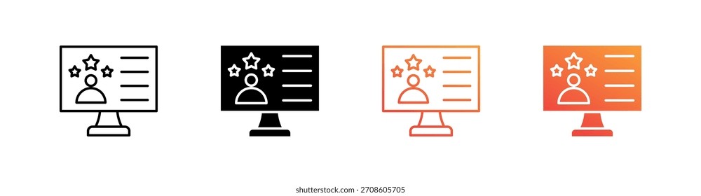 Experiencia de usuario Conjunto de iconos de varios estilos