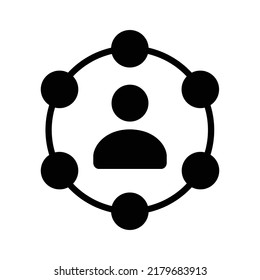 User experience or personal achievements flat vector icon for apps and websites