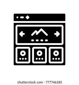 User Experience - Slide Show Webpage