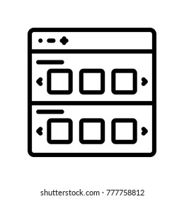 User Experience - Sliding Rows Webpage