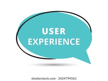 User experience speech bubble text. Hi There on bright color for Sticker, Banner and Poster. vector illustration.