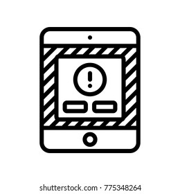 User Experience - Tablet Alert
