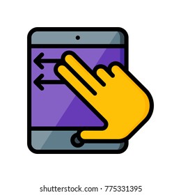 User Experience - Tablet Swipe