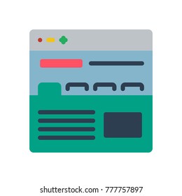 User Experience - Tabs Webpage