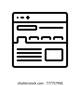 User Experience - Tabs Webpage
