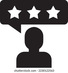 user experience vector symbol. user experience icon. Customer experience vector icon. satisfaction rating vector icon. Rating icon. star satisfaction rating 