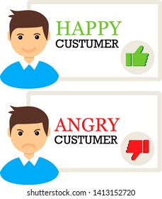 User feedback infographics. Customer Evaluation
