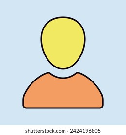 User flat icon. E-commerce sign. Graph symbol for your web site design, logo, app, UI. Vector illustration, EPS10.