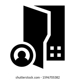 user folder icon isolated sign symbol vector illustration - high quality black style vector icons
