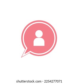 User follow icon vector illustration