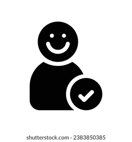 user friendly glyph icon logo for website, application, printing, document, poster design, etc, Suitable for web Design,Logo,App