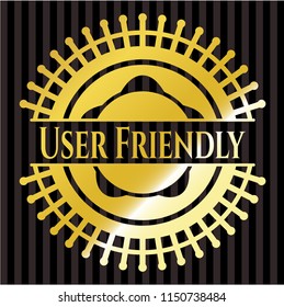 User Friendly gold badge or emblem