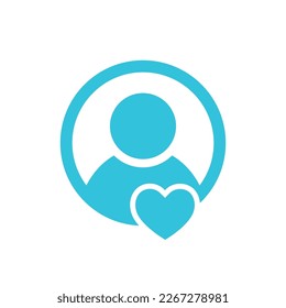 User friendly Icon Silhouette symbol on white background