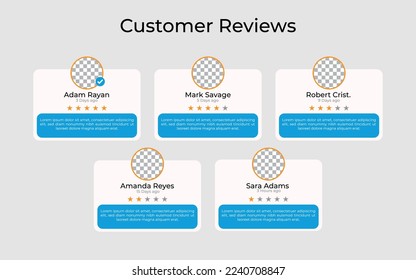 User gave rating to service experience on online platform for Customer review satisfaction feedback survey concept, Flat 1-5 stars rating as satisfaction feedback