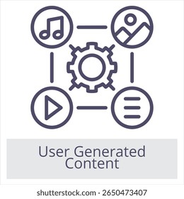 Elemento De Conteúdo Gerado Pelo Usuário Para Elemento Gráfico De Design