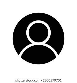 user glyph icon illustration vector graphic