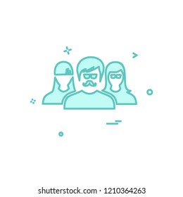 User Group icon design vector