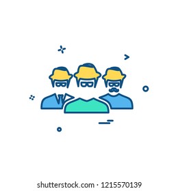 User Group icon design vector
