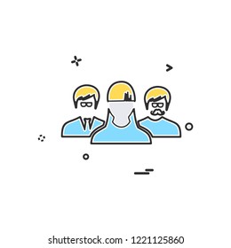 User Group icon design vector