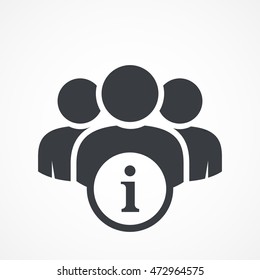 User group icon. Management Business Team Leader Sign. Social Media, Teamwork concept. Information icon