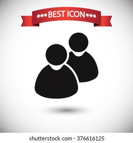User group icon vector
