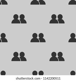 user group icon vector, can be used for web and mobile design  seamless pattern
