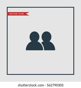 user group icon vector, can be used for web and mobile design 