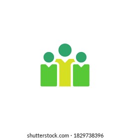 user group vector icon design template