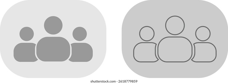 User Groups Set – Ideal for Social Media, Community, and Team Management Interfaces , User Groups Icons Set – Perfect for Collaboration, Communication, and User Engagement