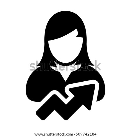 User Growth Icon - Vector illustration