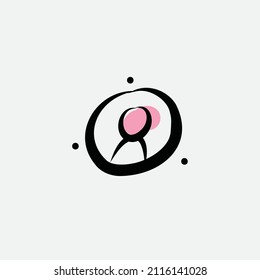 User handcrafts drawing vector illustration