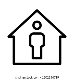 user home line icon