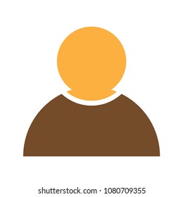 user human icon flat design vector