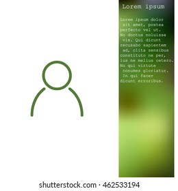 User icon