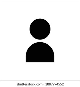 User icon. admin symbols. people icon. Editable stroke. Simple illustration mobile concept and web design. Design template vector