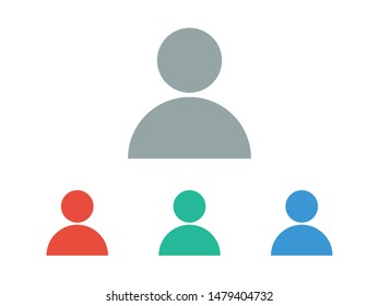 User icon, Avatar symbol, social, Person icon. People vector illustration