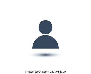 User icon, Avatar symbol, social, Person icon. People vector illustration