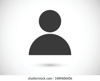 User icon, Avatar symbol, social, Person icon. People vector illustration